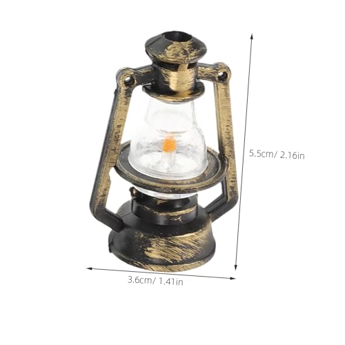 Yardwe 5Stücke Retro Puppenhauslampen im Vintage Stil für Puppenhaus Dekoration und DIY Projekte Vielseitig Einsetzbare Miniaturlampen für Sammler und Enthusiasten von Yardwe