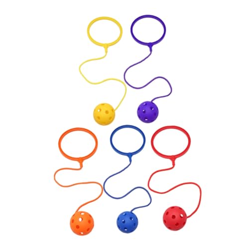 Yardwe 5Stücke Sprungball Für Hüpfball Knöchelspiel Für Jungen Und Zufällige Farben Outdoor Für Garten Und Partys von Yardwe