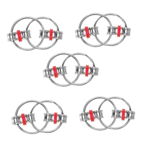 Yardwe 5Stücke Teiliges Dekompressionsspielzeug Aus Stressabbaukette Für Langlebig Und Sicher Perfektes Fidget Für Entspannte Und Kreative Spielzeiten von Yardwe