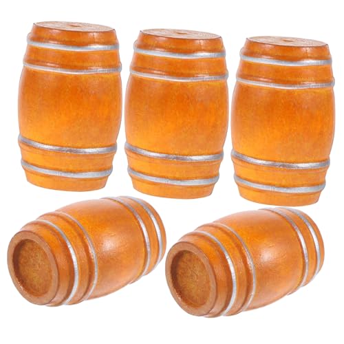 Yardwe 5Stücke Teiliges Holzfass Puppenhaus Bierfass Dekoration Für Mikrolandschaften Tischdekoration Und Foto Requisiten Für Kreative Bar Szenen Yardwe 5Stücke Teiliges Holzfass Puppenhaus Bierfass Dekoration Für Mikrolandschaften Tischdekoration Und Foto Requisiten Für Kreative Bar Szenen von Yardwe