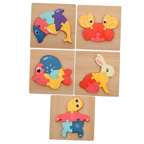 Yardwe 5Stücke Teiliges Holzpuzzle für Kleinkinder Pädagogisches Kognitiven Fähigkeiten mit Tier und Transportmotiven Einfach zu Reinigen für Frühkindliche Yardwe 5Stücke Teiliges Holzpuzzle für Kleinkinder Pädagogisches Kognitiven Fähigkeiten mit Tier und Transportmotiven Einfach zu Reinigen für Frühkindliche von Yardwe