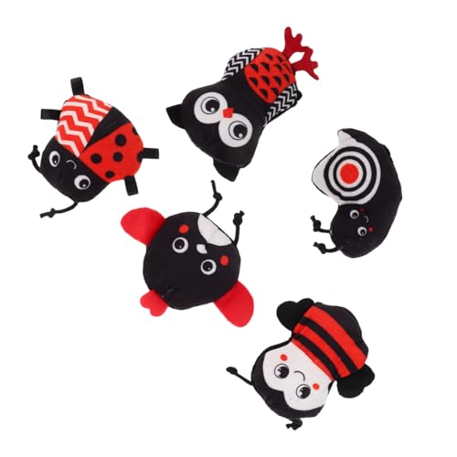 Yardwe 5Stücke Teiliges Plüsch Fingerpuppen für Junge Mädchen Kautierspielzeug für Jährige Fördert Sensorisches Kognitive Entwicklung für Zahnungsbedarf Yardwe 5Stücke Teiliges Plüsch Fingerpuppen für Junge Mädchen Kautierspielzeug für Jährige Fördert Sensorisches Kognitive Entwicklung für Zahnungsbedarf von Yardwe
