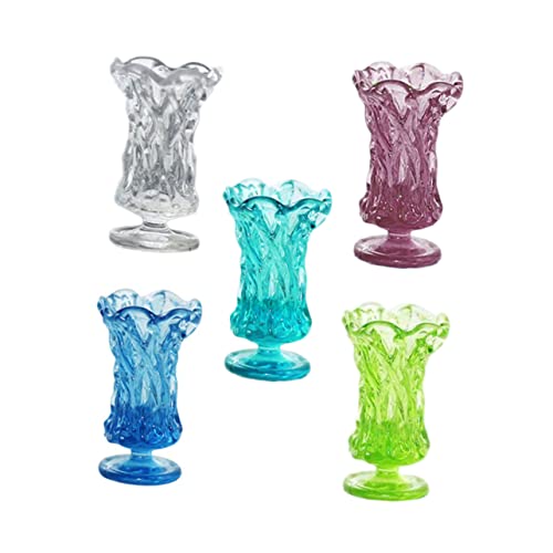 Yardwe 5Stücke Vase Dekorative Mini Vasen Für Mikrolandschaften Für Puppenhäuser Kreative Verzierung Für Kinderzimmer Und Bürodekoration Yardwe 5Stücke Vase Dekorative Mini Vasen Für Mikrolandschaften Für Puppenhäuser Kreative Verzierung Für Kinderzimmer Und Bürodekoration von Yardwe