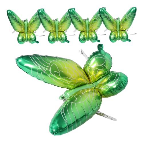 Yardwe 5pcs Schmetterlingsflügelballons Schmetterling Kostüm Requisiten Kinder Feen -party -dekorationen Geburtstagsfeier Für Innen- Und Außenfeierlichkeiten von Yardwe