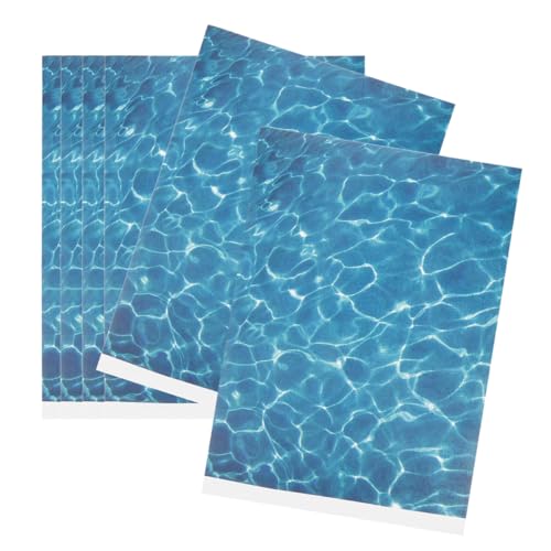 Yardwe 6 Blätter Aufkleber mit simulierter Wassertextur Tapetenverzierungen Kinderzimmer Tapete Sandtischdekor Poster mit Wassermuster Wandaufkleber Plastik Blue Yardwe 6 Blätter Aufkleber mit simulierter Wassertextur Tapetenverzierungen Kinderzimmer Tapete Sandtischdekor Poster mit Wassermuster Wandaufkleber Plastik Blue von Yardwe