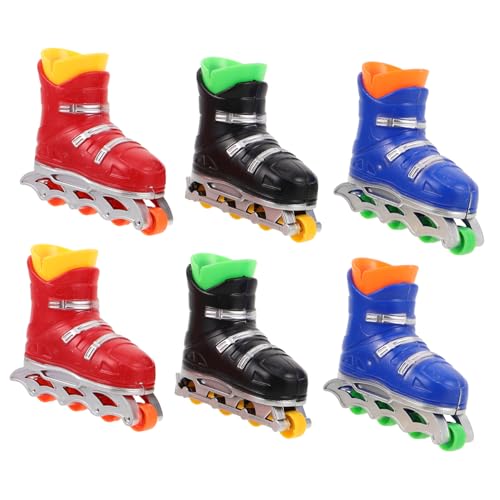 Yardwe 6 Paare Mini Finger Skateboards Set Teiliges für Erwachsene Einzigartiges Desktop für Büro und Reisen Einfach zu Bedienen und Unterhaltsam Yardwe 6 Paare Mini Finger Skateboards Set Teiliges für Erwachsene Einzigartiges Desktop für Büro und Reisen Einfach zu Bedienen und Unterhaltsam von Yardwe