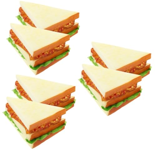 Yardwe 6 Stck Realistische Künstliche Sandwich Modelle Detailgetreue Simulation als Dekoration und Lehrmittel Geeignet für Küche Laden Restaurant und Party Lebensnahes Sandwich Deko Yardwe 6 Stck Realistische Künstliche Sandwich Modelle Detailgetreue Simulation als Dekoration und Lehrmittel Geeignet für Küche Laden Restaurant und Party Lebensnahes Sandwich Deko von Yardwe