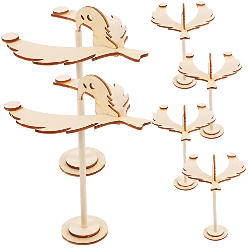 Yardwe 6 Stck. Holzbalance Vogelspielzeug Eagle Ausbalancieren Vögel Balancieren Adler Balancieren Balancierspielzeug Für Ausgeglichener Vogel Desktop-Balance- von Yardwe