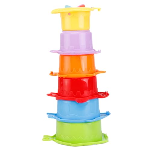 Yardwe 6 Stück Bunt Gestapelte Tassen -badewannen-stapelbecher Cartoon- Stapeln Tassen Lernspielzeug Stapeln Stapelbecher Für Babys Nistspielzeug Strand Plastik Yardwe 6 Stück Bunt Gestapelte Tassen -badewannen-stapelbecher Cartoon- Stapeln Tassen Lernspielzeug Stapeln Stapelbecher Für Babys Nistspielzeug Strand Plastik von Yardwe