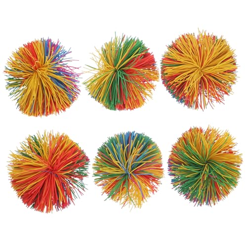 Yardwe 6 Stück Bunte Silikon Wuschelball Weicher Dehnbarer Flauschiger Sensorisches Stressabbau für Erwachsene Leichtes Greif Fidget Toy Zufällige Farbe Yardwe 6 Stück Bunte Silikon Wuschelball Weicher Dehnbarer Flauschiger Sensorisches Stressabbau für Erwachsene Leichtes Greif Fidget Toy Zufällige Farbe von Yardwe