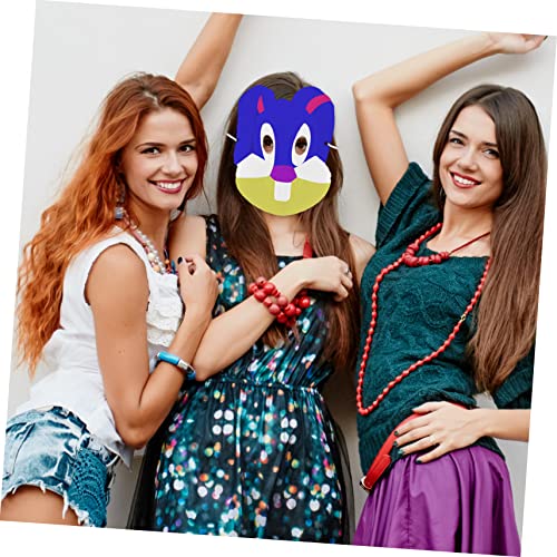 Yardwe 6 Stück DIY Hasenmasken aus Papiermaschee Leichte Weiße Blanko Masken zum Bemalen und Basteln für Cosplay Halloween Party und Kreative Kunstprojekte Yardwe 6 Stück DIY Hasenmasken aus Papiermaschee Leichte Weiße Blanko Masken zum Bemalen und Basteln für Cosplay Halloween Party und Kreative Kunstprojekte von Yardwe