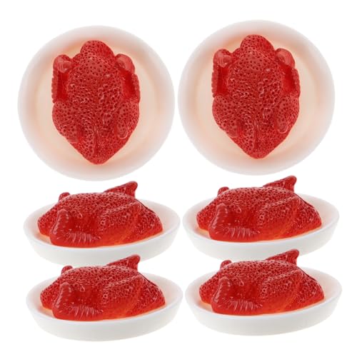 Yardwe 6 Stück Dessert-Modell- gefälschtes Modell Einer gebratenen Ente Mini-Hausverzierung DIY simulierte Requisite Entenbraten-Modell Food Requence Plastik Brown Yardwe 6 Stück Dessert-Modell- gefälschtes Modell Einer gebratenen Ente Mini-Hausverzierung DIY simulierte Requisite Entenbraten-Modell Food Requence Plastik Brown von Yardwe