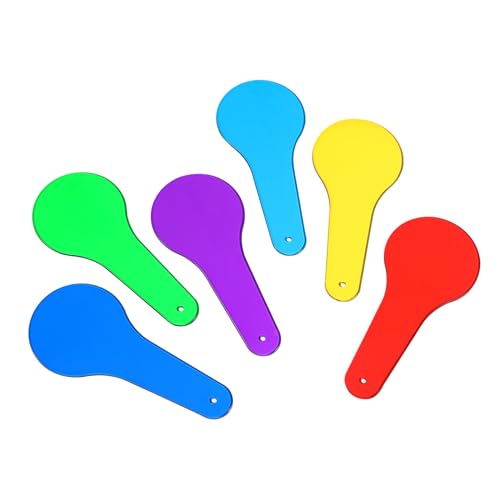 Yardwe 6 Stück Farbfilter Paddel für Optische Experimente Lernspielzeug Lichtwahrnehmung für Schulprojekte und Zuhause aus Robustem Gefertigt Yardwe 6 Stück Farbfilter Paddel für Optische Experimente Lernspielzeug Lichtwahrnehmung für Schulprojekte und Zuhause aus Robustem Gefertigt von Yardwe