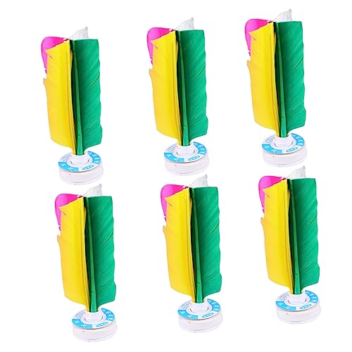 Yardwe 6 Stück Farbiger Federball Fitness-Federball Bunte Trittspielzeuge Federbälle Im Freien Badminton Federball Für Fußübungen Federball Treten Trainingsfederball Colorful Yardwe 6 Stück Farbiger Federball Fitness-Federball Bunte Trittspielzeuge Federbälle Im Freien Badminton Federball Für Fußübungen Federball Treten Trainingsfederball Colorful von Yardwe