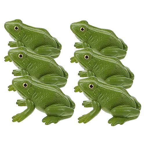 Yardwe 6 Stück Frosch Modelle Deko Figuren für Simulation Frosch für Lernzwecke Dekoration für Zuhause Büro und Kinderzimmer Yardwe 6 Stück Frosch Modelle Deko Figuren für Simulation Frosch für Lernzwecke Dekoration für Zuhause Büro und Kinderzimmer von Yardwe
