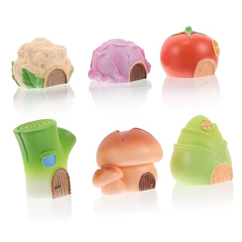 Yardwe 6 Stück Gemüsehaus Aquariumdekorationen klein Moos-Mikrolandschaft Gartenverzierung Ornament für Landschaft Aquarium Aquarienschmuck Zubehör für Aquarien Harz Yardwe 6 Stück Gemüsehaus Aquariumdekorationen klein Moos-Mikrolandschaft Gartenverzierung Ornament für Landschaft Aquarium Aquarienschmuck Zubehör für Aquarien Harz von Yardwe