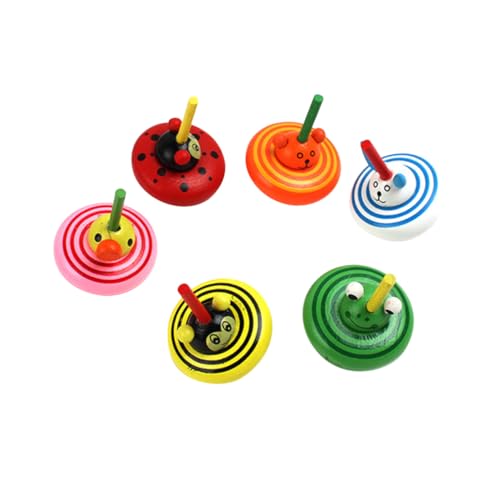 Yardwe 6 Stück Holzplatte Schreibtischspielzeug Party Gefälligkeiten holzspielzeug für kinderspielzeug spielzeuge -Gyroskop- Kreisel aus Holz Bambus Yardwe 6 Stück Holzplatte Schreibtischspielzeug Party Gefälligkeiten holzspielzeug für kinderspielzeug spielzeuge -Gyroskop- Kreisel aus Holz Bambus von Yardwe
