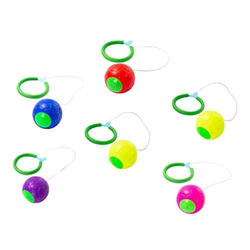 Yardwe 6 Stück Hüpfbälle Sportbälle Outdoor Für Hüpfspiele Hüpfbälle Trainingsgeräte Outdoor Spielgeräte Für Hüpfball Pp Zufällige Farbe von Yardwe
