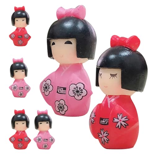 Yardwe 6 Stück Japanische Kimono Puppen Traditionelle Handwerkskunst für Desktop Dekoration Elegante Figuren für Zuhause und Restaurant Kulturelles Erbe im Modernen Stil Yardwe 6 Stück Japanische Kimono Puppen Traditionelle Handwerkskunst für Desktop Dekoration Elegante Figuren für Zuhause und Restaurant Kulturelles Erbe im Modernen Stil von Yardwe