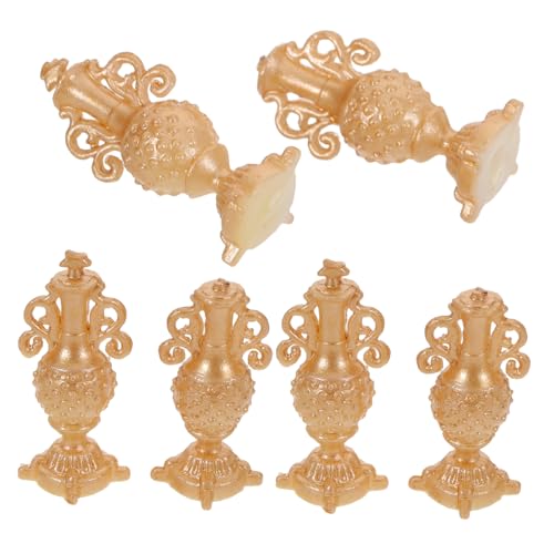 Yardwe 6 Stück Maßstab Rustikale Europäische Blumenvasen für Puppenhäuser Mikrolandschaften und Sandtisch-dioramen von Yardwe