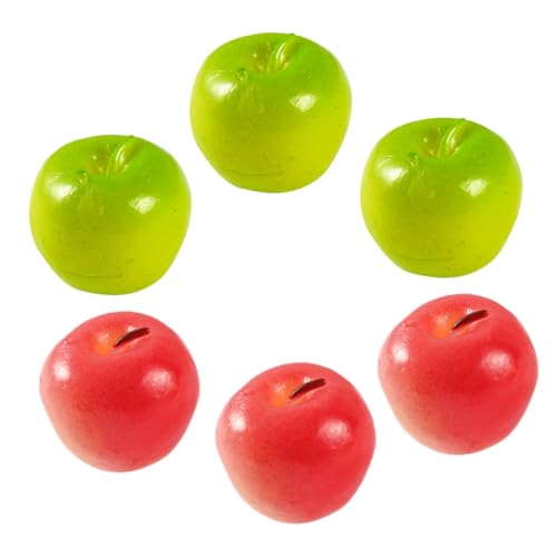 Yardwe 6 Stück Mini -Apfelspielzeug Miniaturen Puppe falsche Äpfel Mini-Obstdekor Ornamente in Fruchtform gefälschtes Apple-Modell simulierte Fruchtmodelle künstliches apfeldekor PVC Yardwe 6 Stück Mini -Apfelspielzeug Miniaturen Puppe falsche Äpfel Mini-Obstdekor Ornamente in Fruchtform gefälschtes Apple-Modell simulierte Fruchtmodelle künstliches apfeldekor PVC von Yardwe