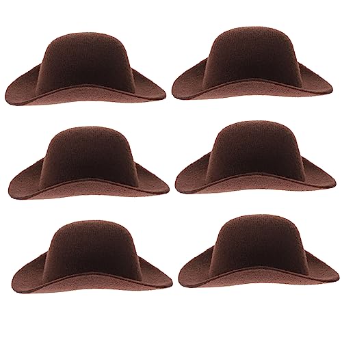 Yardwe 6 Stück Mini Cowboy Hat Accessoires Kleiner Cowboyhut Kostümzubehör Für Minipuppen Kleine Hüte Zum Basteln Mini Cowgirl Hut Kleine Hüte Für Puppen Miniaturhüte Stoff Hellbraun Yardwe 6 Stück Mini Cowboy Hat Accessoires Kleiner Cowboyhut Kostümzubehör Für Minipuppen Kleine Hüte Zum Basteln Mini Cowgirl Hut Kleine Hüte Für Puppen Miniaturhüte Stoff Hellbraun von Yardwe