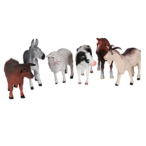 Yardwe 6 Stück Mini Tierfiguren Set Teile Kunststoff Realistische Tiermodelle für Lernspielzeug für Vorstellungskraft für Dekoration Yardwe 6 Stück Mini Tierfiguren Set Teile Kunststoff Realistische Tiermodelle für Lernspielzeug für Vorstellungskraft für Dekoration von Yardwe