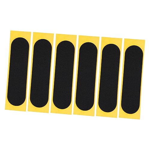 Yardwe 6 Stück Pack rutschfeste Finger Skateboard Aufkleber Grip Tape aus Selbstklebend für Finger Skateboards Optimiert für Training und Wettkampf Yardwe 6 Stück Pack rutschfeste Finger Skateboard Aufkleber Grip Tape aus Selbstklebend für Finger Skateboards Optimiert für Training und Wettkampf von Yardwe