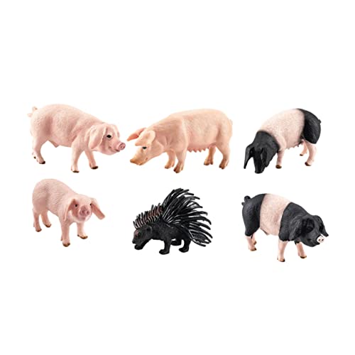 Yardwe 6 Stück Realistische Figuren aus Dekorative Tiermodelle für Fotografie Props und Sammlerstücke Sicher und Ansprechend für Junge Yardwe 6 Stück Realistische Figuren aus Dekorative Tiermodelle für Fotografie Props und Sammlerstücke Sicher und Ansprechend für Junge von Yardwe
