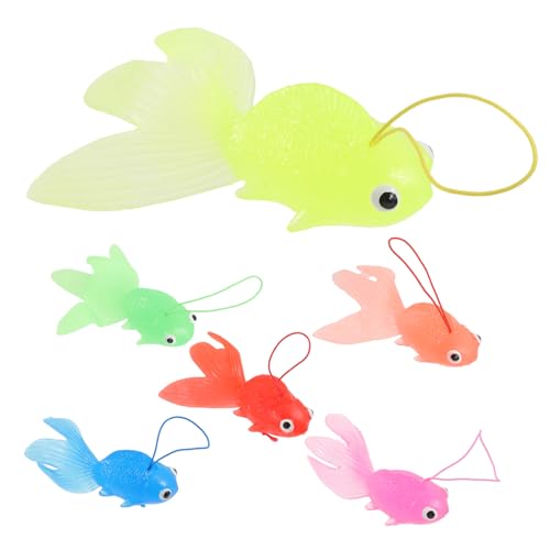 Yardwe 6 Stück Realistische Goldfisch Modelle aus Weichplastik für Aquarium Dekoration und Kinderspielzeug Langlebig und Sicher für Partys und Unterhaltung Yardwe 6 Stück Realistische Goldfisch Modelle aus Weichplastik für Aquarium Dekoration und Kinderspielzeug Langlebig und Sicher für Partys und Unterhaltung von Yardwe