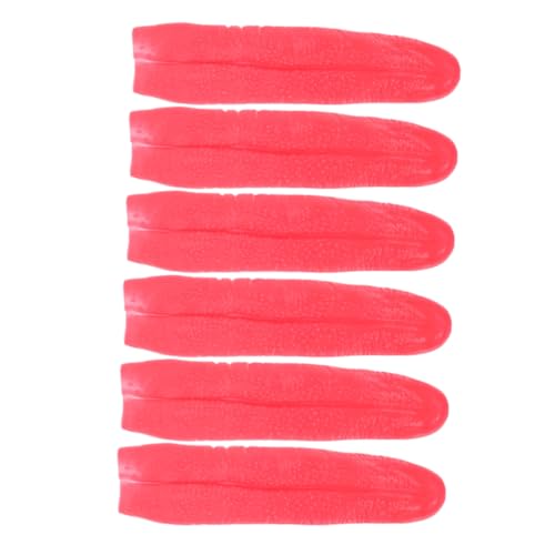 Yardwe 6 Stück Realistische Vampirzungen Täuschend Echte Rote Fake Tongues Wiederverwendbare Horror-Accessoires für Halloween April Fools Party und Grusel-kostüme mit Authentischem Design Yardwe 6 Stück Realistische Vampirzungen Täuschend Echte Rote Fake Tongues Wiederverwendbare Horror-Accessoires für Halloween April Fools Party und Grusel-kostüme mit Authentischem Design von Yardwe