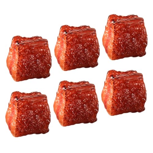 Yardwe 6 Stück Rinderblock-Modell Mini Rindfleisch-Modell Party lebensechtes Lebensmittelmodell Fälschung dekoratives Kunstfleisch künstliche Fleischstütze Restaurantpropie PVC Yardwe 6 Stück Rinderblock-Modell Mini Rindfleisch-Modell Party lebensechtes Lebensmittelmodell Fälschung dekoratives Kunstfleisch künstliche Fleischstütze Restaurantpropie PVC von Yardwe