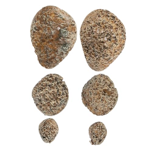 Yardwe 6 Stück Simuliertes Gelbes Steinmodell Terrarium Künstliche Bonsai-Dekoration Künstliche Landschaft Micro Landscape Decor Künstlicher Stein Weich-PVC Yellow von Yardwe