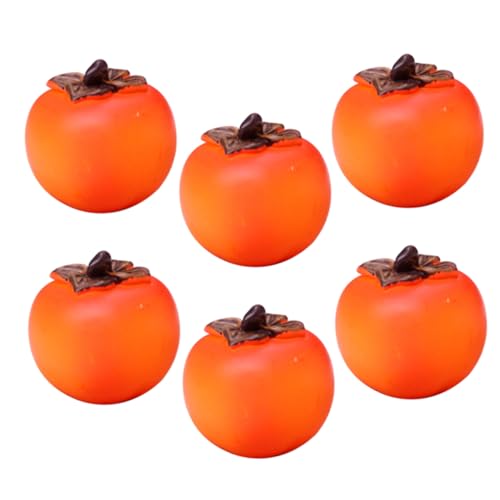 Yardwe 6 Stück Simuliertes Persimon -Essensspiel Obst künstliches Fruchtmodell simuliertes Fruchtmodell simulierte Fruchtverzierung künstliche Fruchtverzierung Harz Orange Yardwe 6 Stück Simuliertes Persimon -Essensspiel Obst künstliches Fruchtmodell simuliertes Fruchtmodell simulierte Fruchtverzierung künstliche Fruchtverzierung Harz Orange von Yardwe