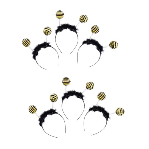 Yardwe 6 Stück Teiliges Bienen Stirnband für Einstellbare Haarreifen Geburtstagsfeiern Bühnenaufführungen und Kreative Fotografie Yardwe 6 Stück Teiliges Bienen Stirnband für Einstellbare Haarreifen Geburtstagsfeiern Bühnenaufführungen und Kreative Fotografie von Yardwe