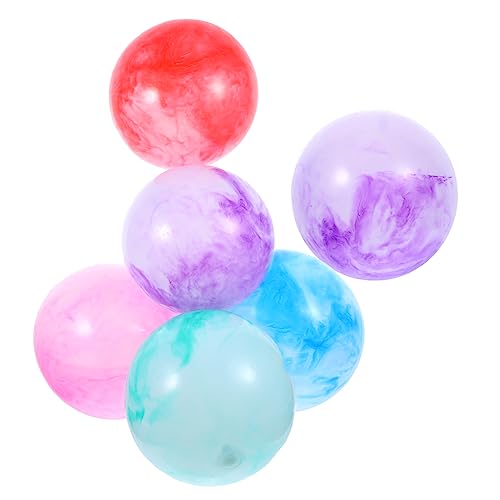 Yardwe 6 Stück Teiliges Großer Aufblasbarer Strandbälle aus Langlebigem PVC Bouncy Balls für Poolspiele Farblich Sortiert Einfach Aufzupumpen für Sommerparty und Outdoor Yardwe 6 Stück Teiliges Großer Aufblasbarer Strandbälle aus Langlebigem PVC Bouncy Balls für Poolspiele Farblich Sortiert Einfach Aufzupumpen für Sommerparty und Outdoor von Yardwe