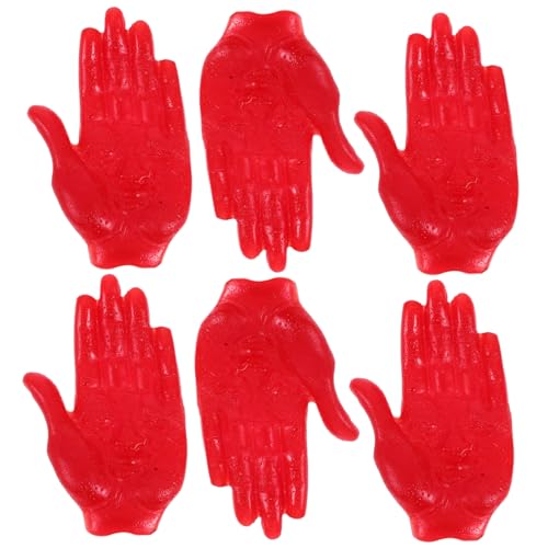 Yardwe 6 Stück Teiliges Halloween Dekorationsset mit Blutigen Realistischen Fake Händen für Gruselige Party Streiche Langlebig Leicht und Wiederverwendbar für Erwachsene Yardwe 6 Stück Teiliges Halloween Dekorationsset mit Blutigen Realistischen Fake Händen für Gruselige Party Streiche Langlebig Leicht und Wiederverwendbar für Erwachsene von Yardwe