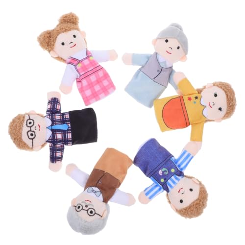 Yardwe 6 Stück Teiliges Plüsch Familien Fingerpuppen für Weiche Handpuppen zum Geschichtenerzählen Interaktives Rollenspiel für Vorschule Fördert Sprachentwicklung und Kreativität für Yardwe 6 Stück Teiliges Plüsch Familien Fingerpuppen für Weiche Handpuppen zum Geschichtenerzählen Interaktives Rollenspiel für Vorschule Fördert Sprachentwicklung und Kreativität für von Yardwe