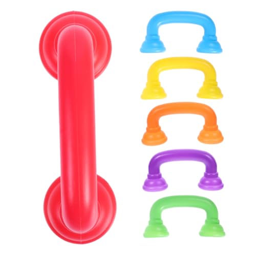 Yardwe Kunststoff Spielzeug Telefonhörer für Kinder 6 Stück Simulations Mobilteil Flüsterlesend für Sprachentwicklung Interaktive Rollenspiele Klassenzimmer von Yardwe