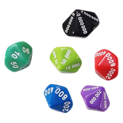 Yardwe 6 Stück Würfel Party Groß Sortiert Weiß Bunt Jumbo Lustig Nummeriert Requisiten Farbig Spaß Form Überdimensioniert Brettspiel-Tool Spieleprop Spielzubehör Plastik Zufällige Farbe Yardwe 6 Stück Würfel Party Groß Sortiert Weiß Bunt Jumbo Lustig Nummeriert Requisiten Farbig Spaß Form Überdimensioniert Brettspiel-Tool Spieleprop Spielzubehör Plastik Zufällige Farbe von Yardwe