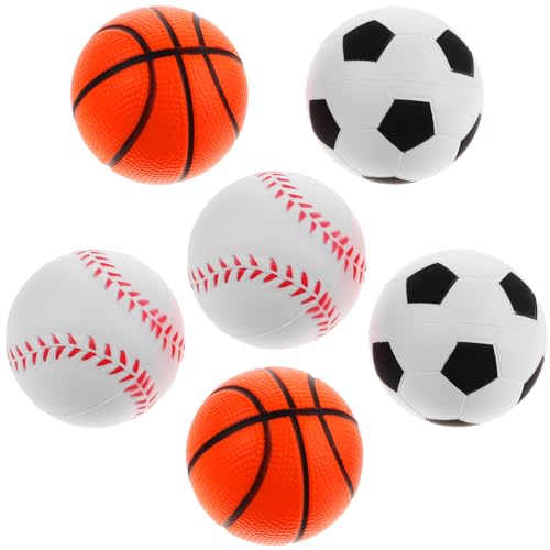 Yardwe 6 Teiliges Ballspielzeug Sensorischer Mini Baseball Basketball Quetsch Stressbälle Druckbälle Dekompressionsspielzeug Bälle Für Füller Für Goodies Taschen Stress Yardwe 6 Teiliges Ballspielzeug Sensorischer Mini Baseball Basketball Quetsch Stressbälle Druckbälle Dekompressionsspielzeug Bälle Für Füller Für Goodies Taschen Stress von Yardwe