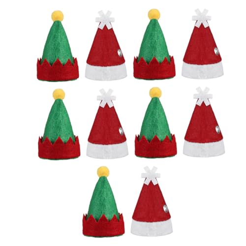 Yardwe 60 Stück Mini Weihnachtsmützen für Lutscher und Dekorative Nikolausmützen für Party DIY Geschenkverpackung und Weihnachtsfeiern Yardwe 60 Stück Mini Weihnachtsmützen für Lutscher und Dekorative Nikolausmützen für Party DIY Geschenkverpackung und Weihnachtsfeiern von Yardwe