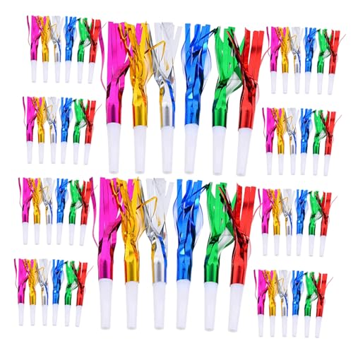 Yardwe 60 Stück Teiliges Party Krachmacher für Bunte Glitzer-fransen Tröten Leichte Kunststoffpfeifen mit Lebhaften Geräuschen Sicher und Robust für Geburtstagsfeiern und Kinderpartys Yardwe 60 Stück Teiliges Party Krachmacher für Bunte Glitzer-fransen Tröten Leichte Kunststoffpfeifen mit Lebhaften Geräuschen Sicher und Robust für Geburtstagsfeiern und Kinderpartys von Yardwe