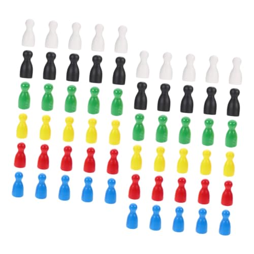 Yardwe 60 Stück Teiliges Schachfiguren für Brettspiele Menschliche Form für Lehrspiele und Je von Yardwe