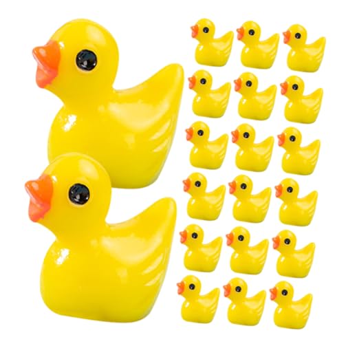 Yardwe 60 Stück kleine Entenstatue Puppenhaus-Entendekorationen Micro Landscape Decor Miniatur-Entenfiguren Puppenhaus-Ornament Mini-Enten winzig Miniaturstatuen Miniaturenten Harz Yellow Yardwe 60 Stück kleine Entenstatue Puppenhaus-Entendekorationen Micro Landscape Decor Miniatur-Entenfiguren Puppenhaus-Ornament Mini-Enten winzig Miniaturstatuen Miniaturenten Harz Yellow von Yardwe