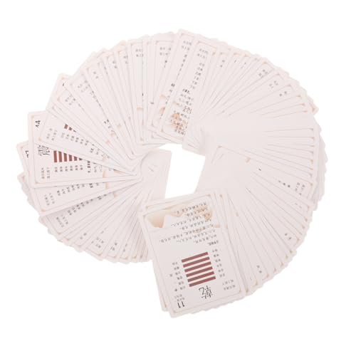 Yardwe 64Er-Packung Ich Ching Gua Pai Weissagungswerkzeuge chinesische Reichtumsmünze sensorische Spielzeuge Masse Chinesische Reize chinesischer Papier von Yardwe