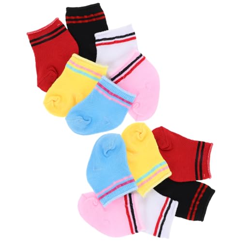 Yardwe 6Paare Puppensocken Für Puppen Gestrickte Puppensocken Bunten Farben Zubehör Für Puppen Perfektes Outfit Accessoire Für Puppenhaus Und Spielpuppen Yardwe 6Paare Puppensocken Für Puppen Gestrickte Puppensocken Bunten Farben Zubehör Für Puppen Perfektes Outfit Accessoire Für Puppenhaus Und Spielpuppen von Yardwe