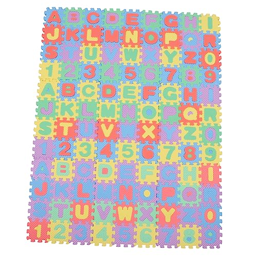 Yardwe 6Sätze Bodenmatten Puzzlematten Interlocking Spielmatte Für Krabbeln Und Vielseitig Einsetzbar Als Spielteppich Und Bodenschutzmatte von Yardwe