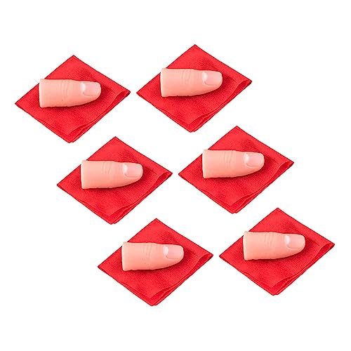 Yardwe 6Satz Magische Seidenschals Für Fingertricks Verschwinden Lassen Daumen Tipps Für Kinderpartys Und Bühnenaufführungen Hautfarbene Requisiten Für Zaubertricks Yardwe 6Satz Magische Seidenschals Für Fingertricks Verschwinden Lassen Daumen Tipps Für Kinderpartys Und Bühnenaufführungen Hautfarbene Requisiten Für Zaubertricks von Yardwe