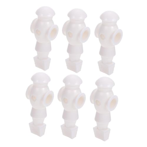 Yardwe Upgrade Ihre Tischfußball Spiel 6 Stücke Fußball Spielzeug Tisch Fußball Maschine Zubehör Weiß Farbe von Yardwe